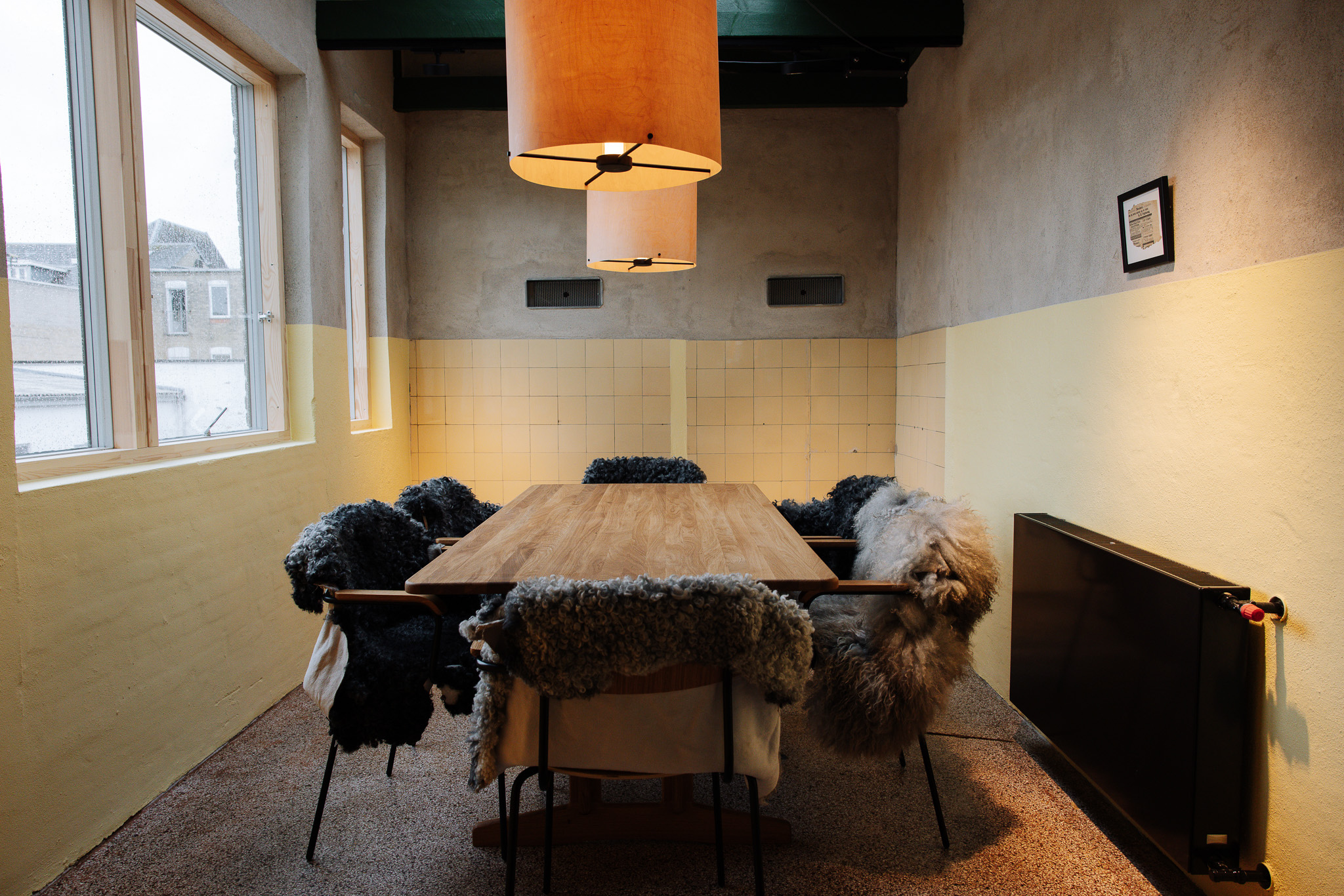 Slyngelstuen hos Zeitgeist Brewing — privat dining-lokale på 1. sal